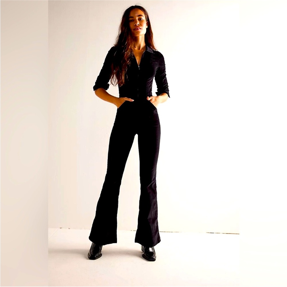 FP Jayde Zipped Velour Jumpsuit